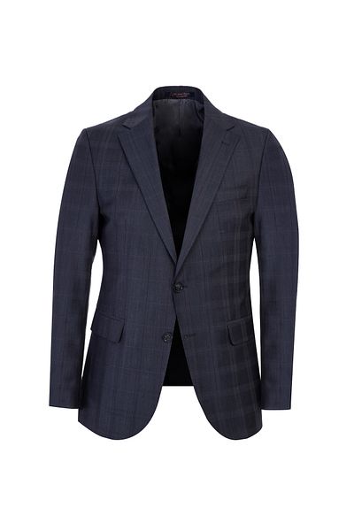 Abdullah Kiğılı Plaid Patterned Regular Fit Wool Suit