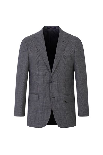 Abdullah Kiğılı Regular Fit Wool Plaid Suit