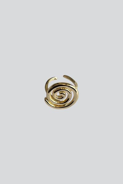 stravis Gold Spiral Design Ring