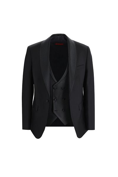 Kiğılı Slim Fit Slim Fit Tuxedo & Groom Suit with Shawl Collar Vest