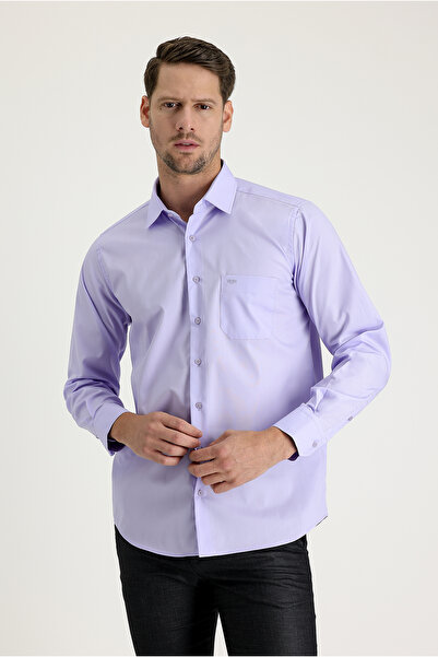 Kiğılı Cămașă clasică din bumbac cu mânecă lungă