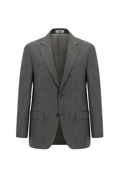 Abdullah Kiğılı Classic Patterned Wool Suit