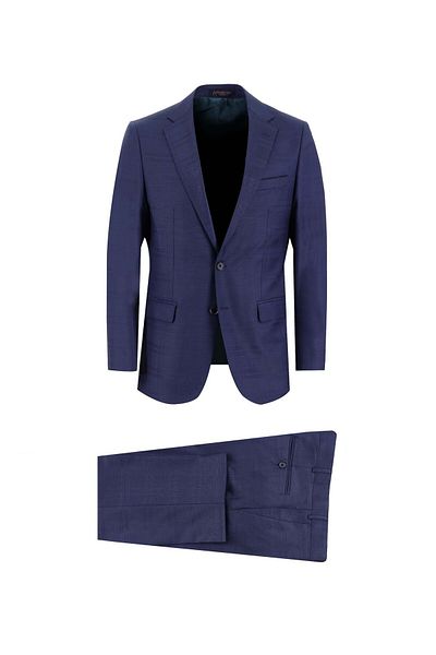 Abdullah Kiğılı Classic Patterned Wool Suit
