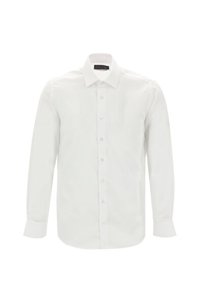 Kiğılı Αθλητικό βαμβακερό πουκάμισο με μακρυμάνικο λεπτή εφαρμογή