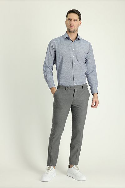 Kiğılı Super Slim Fit Extra Slim Fit Lycra Classic Fabric Trousers