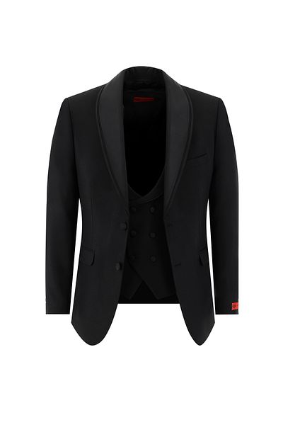 Kiğılı Tuxedo & Groom Suit - Slim Fit Slim Fit with Shawl Collar Vest