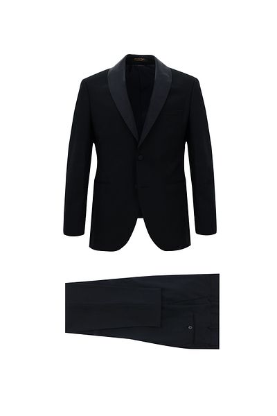 Abdullah Kiğılı Slim Fit Slim Fit Shawl Collar Tuxedo & Groom Suit