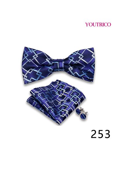 Youtrico Suit Tie Handkerchief Cufflink-Premium Handmade 3-Piece