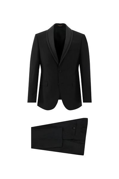 Abdullah Kiğılı Slim Fit Slim Fit Shawl Collar Tuxedo & Groom Suit