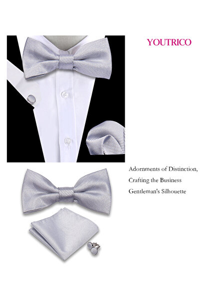 Youtrico Suit Tie Handkerchief Cufflink-Premium Handmade 3-Piece