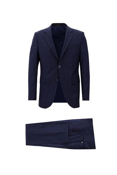 Abdullah Kiğılı Classic Checkered Wool Suit