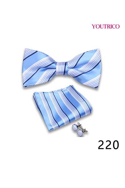 Youtrico Suit Tie Handkerchief Cufflink-Premium Handmade 3-Piece