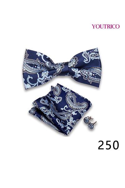 Youtrico Suit Tie Handkerchief Cufflink-Premium Handmade 3-Piece