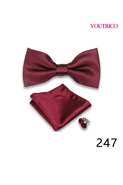 Youtrico Suit Tie Handkerchief Cufflink-Premium Handmade 3-Piece