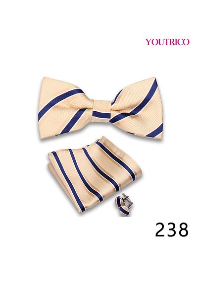Youtrico Suit Tie Handkerchief Cufflink-Premium Handmade 3-Piece
