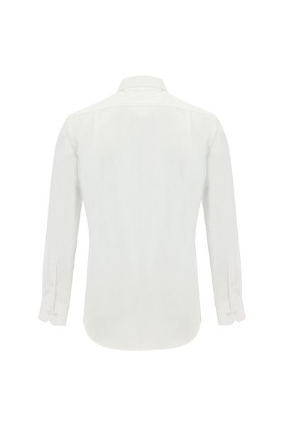 Abdullah Kiğılı Long Sleeve Classic Patterned Cotton Shirt