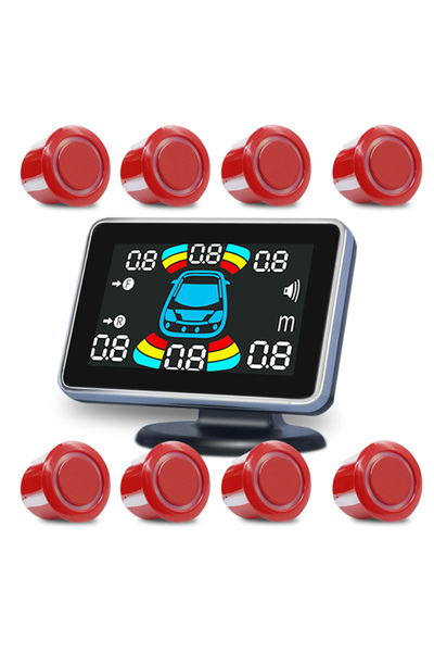 Choice مستشعر ركن السيارة الأحمر 8، نظام باركترونيك، رادار الرجوع للخلف، إلكت...