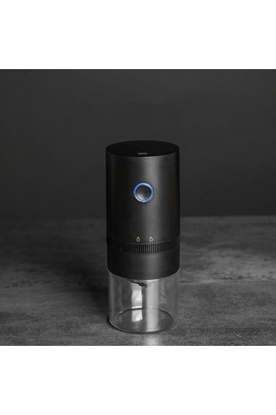 Choice 985 Black Usb-rechargeable Burr Coffee Grinder - Perfect Portability With Adjustable Settings & Easy