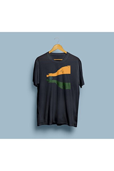 Generic Brand Oversize India Flag Design Unisex T-Shirt