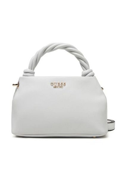 Guess Sansa Top Handle Crossbody Damska Biała Torebka Hwng8476110-whı
