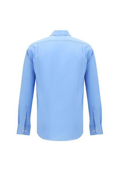 Abdullah Kiğılı Non Iron Satin - Long Sleeve Classic Cotton Shirt