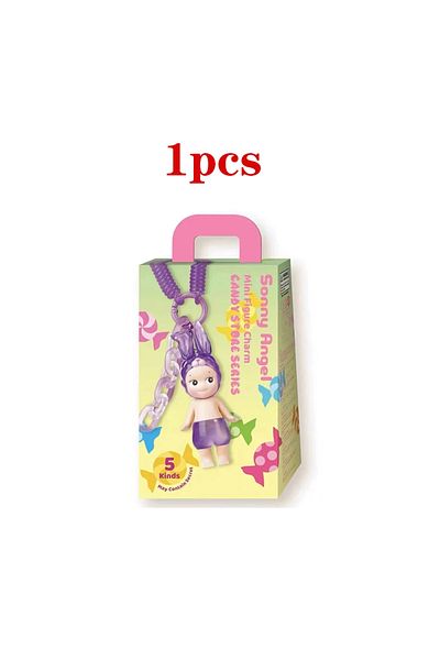 Miniso Random 1pcs S Angel Little Angel Doll Candy House Series Blind Box Doll Keychain Pendant Handmade Pe