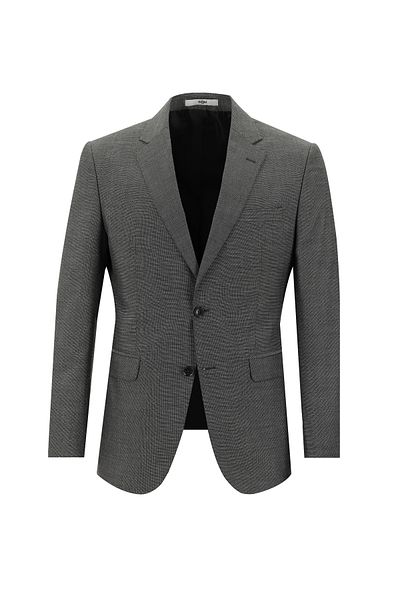 Kiğılı String Patterned Slim Fit Suit - Elastic Waist