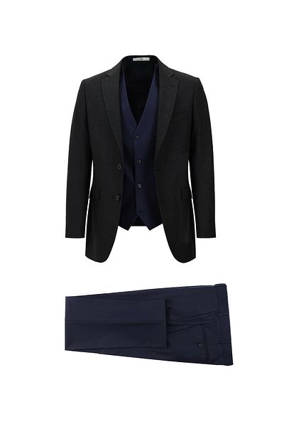Kiğılı Regular Fit Combination Suit with Vest