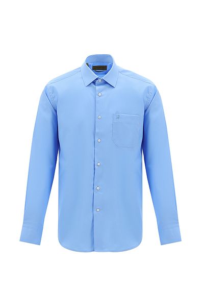 Abdullah Kiğılı Non Iron Satin - Long Sleeve Classic Cotton Shirt