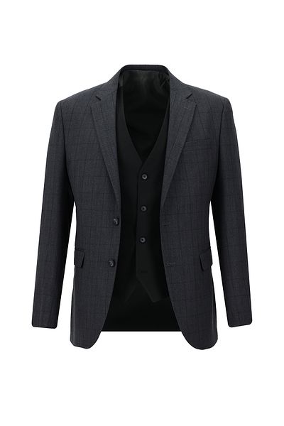 Kiğılı Slim Fit Slim Fit Combination Vest Suit