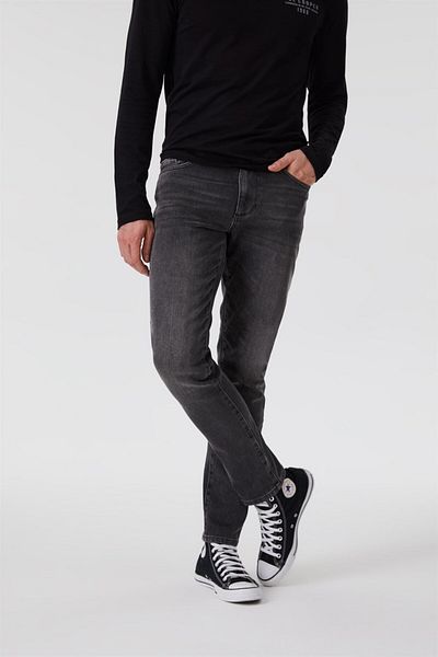 Lee Cooper Ανδρικό τζιν παντελόνι Jack Normal Waist Slim Fit Skinny Leg Grey