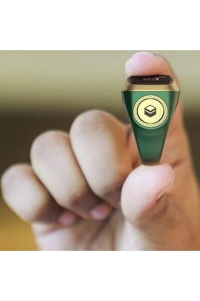 iqibla 20mm Zikr Ring Smart Ring with Vibration Reminder Tasbih Counter and Bluetooth Connection