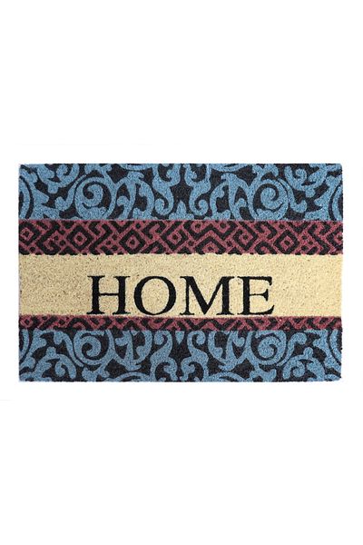 UnicSpot Koko design Home blue entrance mat, 40x60 cm