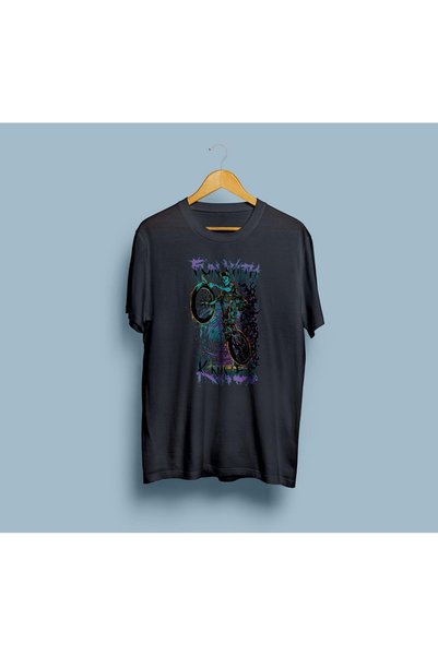 Generic Brand Унисекс T-shirt са Oversize kroj дизајном „Забава са ножевима“