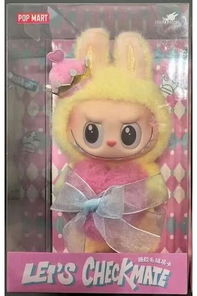 COOYA New Arrivals Labubu Queen With Box Macarons Bubble, Monsters Chess Adventure Series, Plush Doll