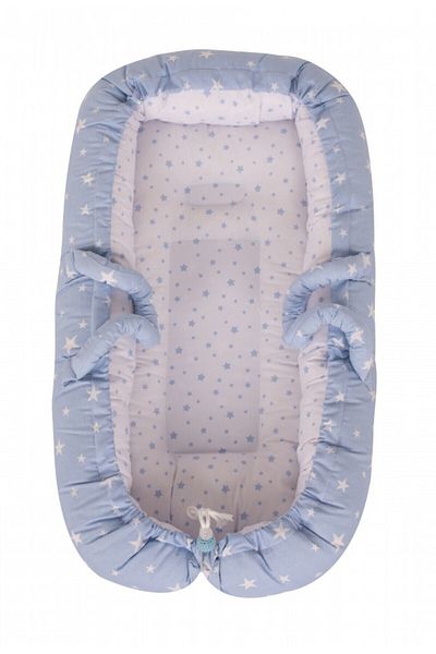 Sevi Bebe Co-sleeper anti-reflux Blue Stars SeviBebe