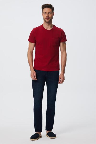 Lee Cooper Harry Erkek Jean Pantolon Chocolate Blue Mıd