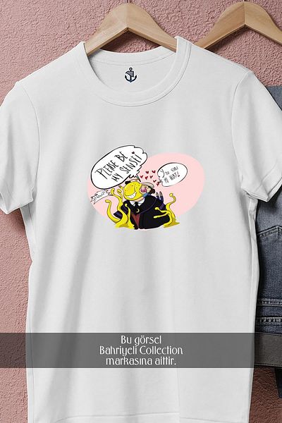 Bahriyeli Collection Oversize Koro-Sensei Character Homo Sapiens Designed Unisex T-Shirt