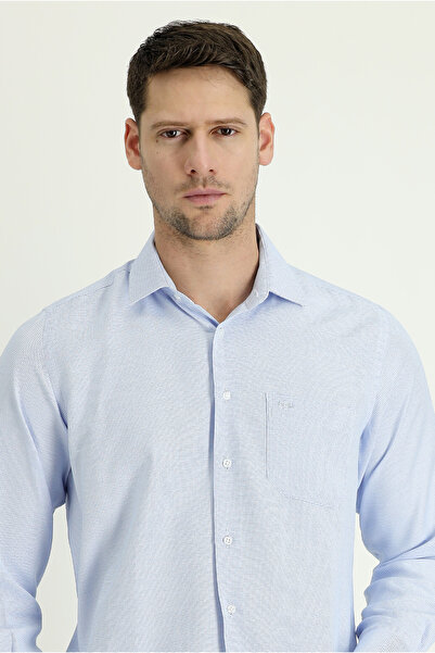 Kiğılı Cămașă cu mânecă lungă din bumbac cu model clasic, ușor de călcat