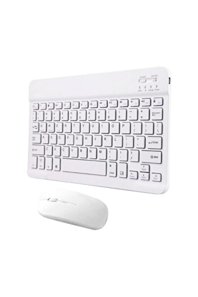 nextbuy Bluetooth Akıllı Klavye ve Mause Seti Taşınabilir Şarj Edilebilir Kablosuz Tüm Cihazlara Uyumlu