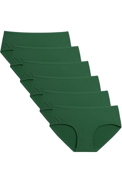 BEGATEKS High Waist Hipster Panties 6 Pack