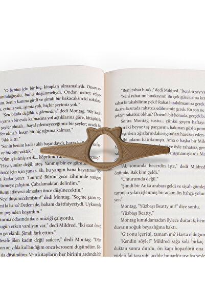 BCOVERART 3d Ayraç Okuma Yüzüğü Altın Sarısı
