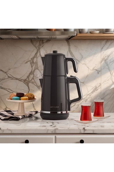 Aryıldız Anthracite Tea Style Tea Maker