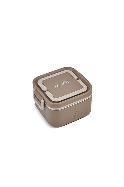 Aryıldız Bento Lunch Box Square Khaki 700 ml
