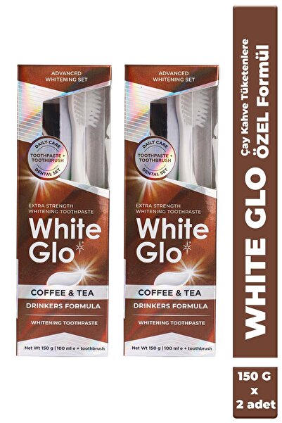 White Glo Çay Kahve İçenlere Beyazlatıcı Diş Macunu 150 g Avantajlı Paket X 2 Adet