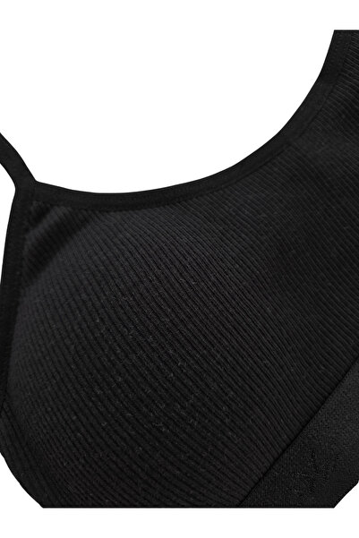 GizaKids 95% Cotton Girls' Thin Strap Training Bra Set of 4 | Half Athlete