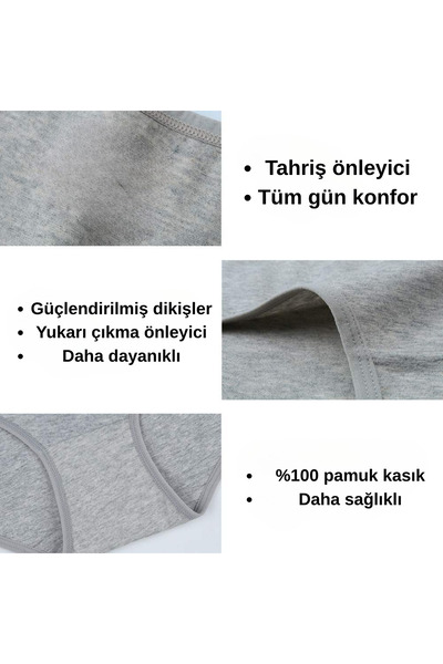 BEGATEKS High Waist Hipster Panties 6 Pack