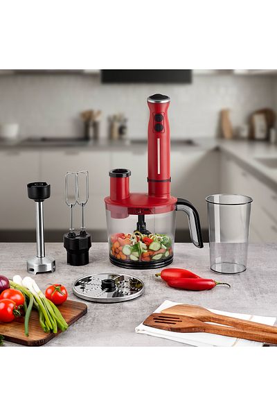 Aryıldız Red Multi Direction Food Processor