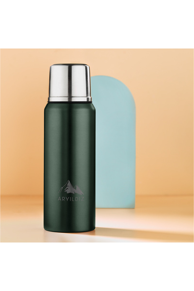 Aryıldız Nature Camp Yeşil Termos 1 Litre