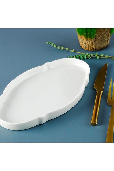 Aryıldız Lunar Oval Plate 25 cm